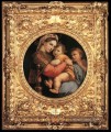 Madonna della Seggiola eingerahmt Renaissance Meister Raphael
